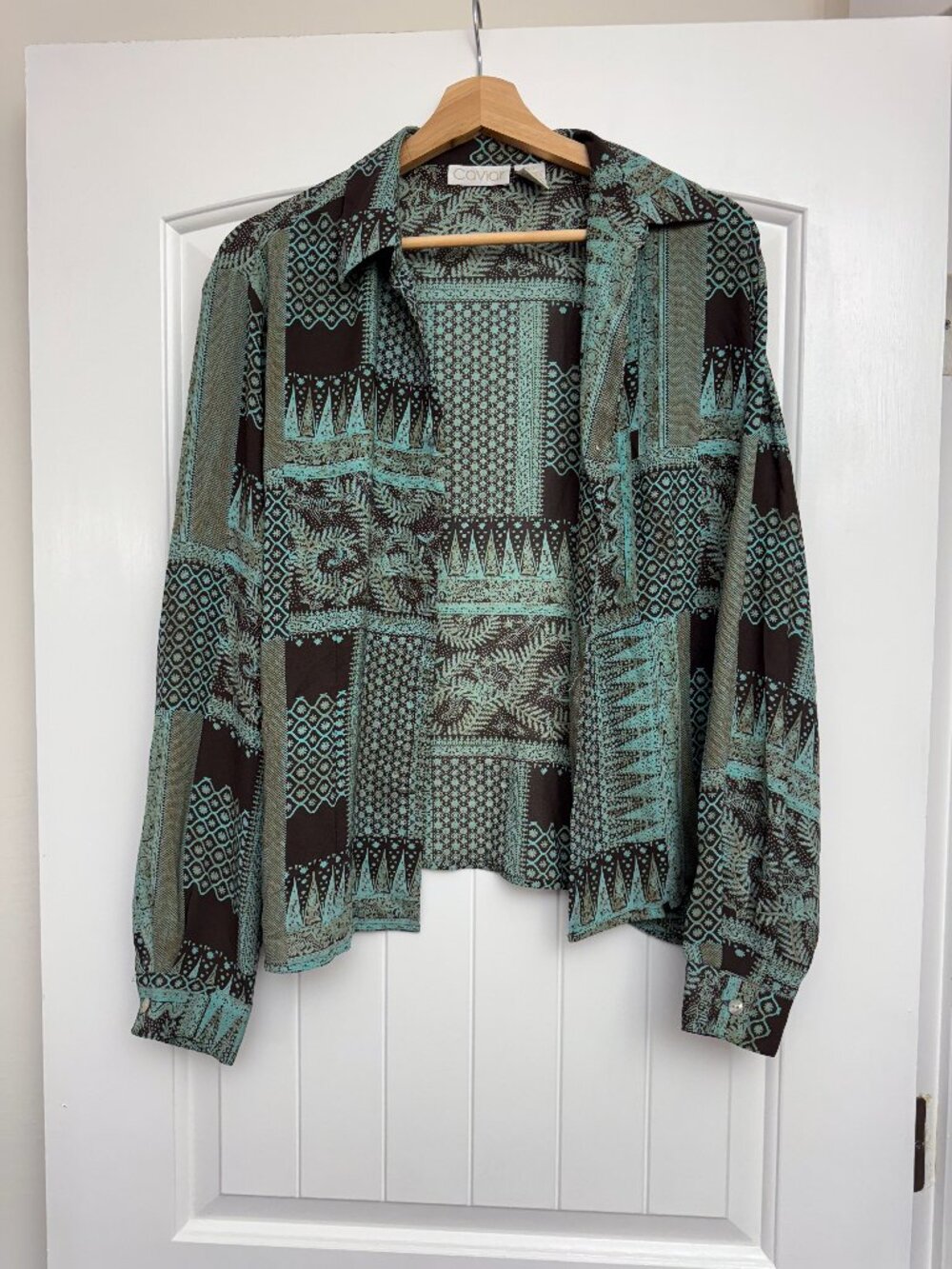 Vintage Caviar Brand Shirt, Size XL Womens